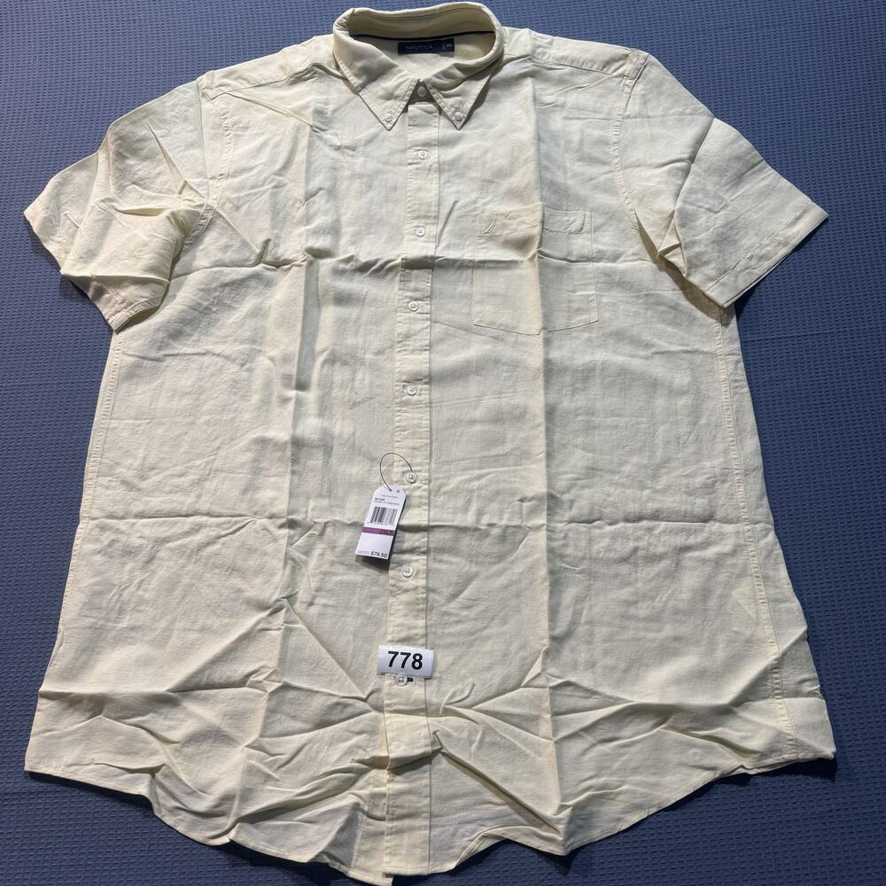 Nautica Big‎ & Tall Sustainably Crafted Short-Sleeve Men's Sz 2XLT Brand New